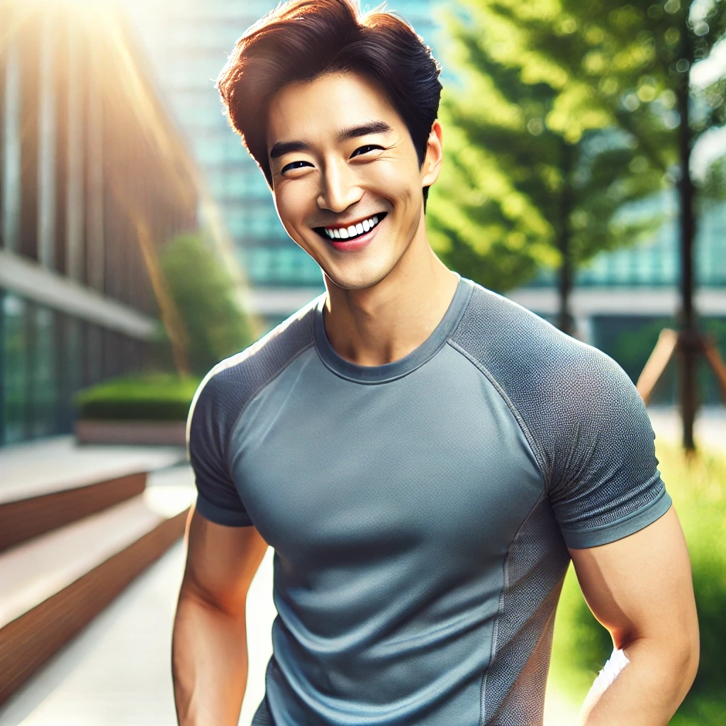 간이 좋아져서 건강해진 남자