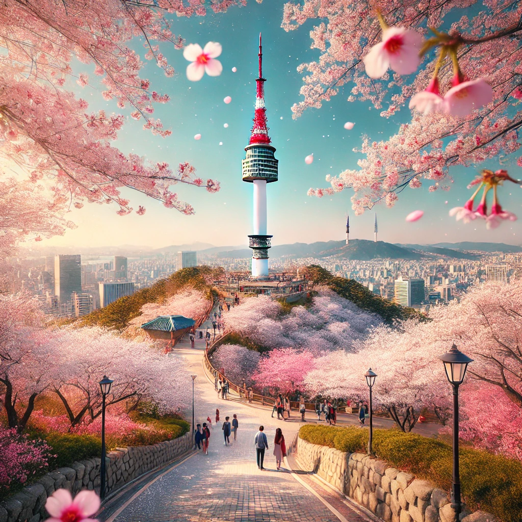 봄 데이트 코스 추천 남산타워